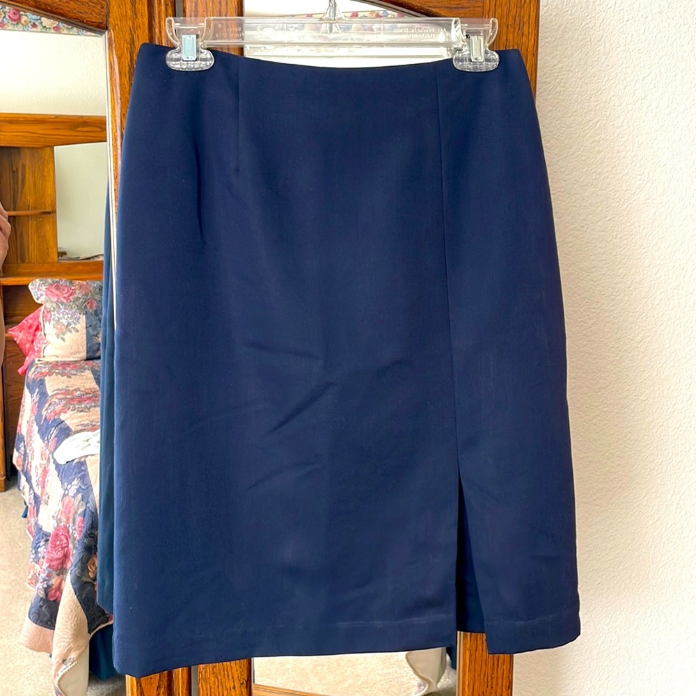 Dressbarn Navy Blue Skirt